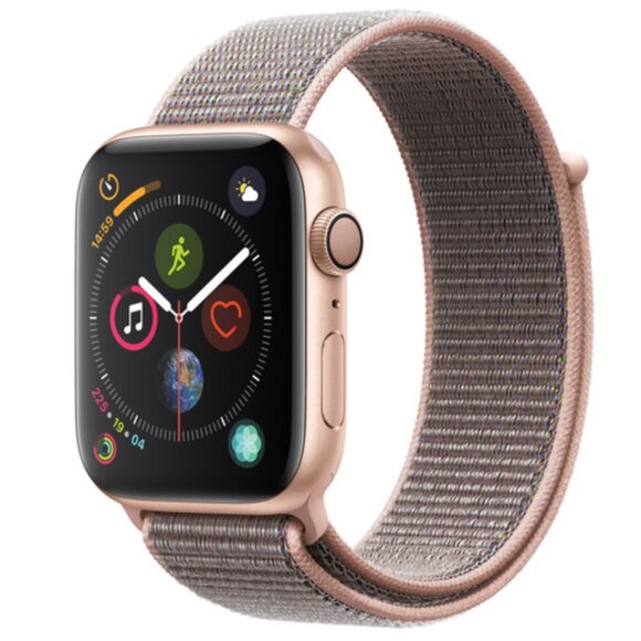Apple Watch Sport Loop Band Pink Sand Nylon 44mm - Picture 1 of 12